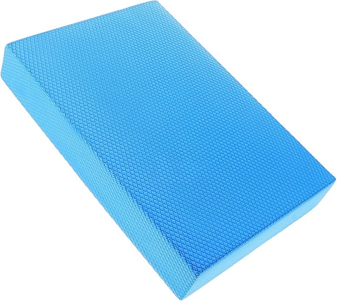 VICASKY Balance Cushion Thickened Yoga Knee Pad Soft Foam Exercise Mat Non-slip Balance Trainer Pad for Home Workout and Physical Therapy in Light Blue