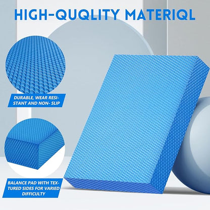 Balance Pad-2 Inch Thick Foam Exercise Pad, Non-Slip,Stability Trainer Pad for Physical Therapy,Yoga