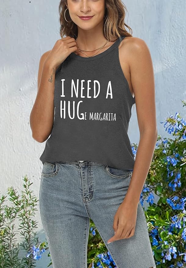 Mamacita Needs a Margarita Women Funny Shirts Workout Tops Graphic Beach Holiday Outfit Tees