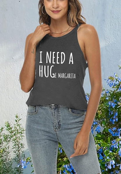 Mamacita Needs a Margarita Women Funny Shirts Workout Tops Graphic Beach Holiday Outfit Tees