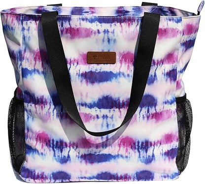 Original Floral Water Resistant Large Tote Bag Shoulder Bag for Gym Beach Travel Daily Bags Upgraded
