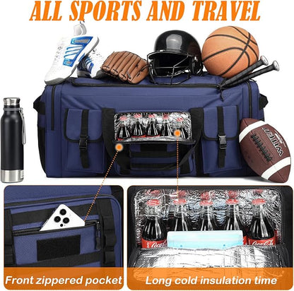135L 37" Extra Large Duffle Bag for Men, Heavy Duty Sports Gym Equipment Travel Duffle Bag