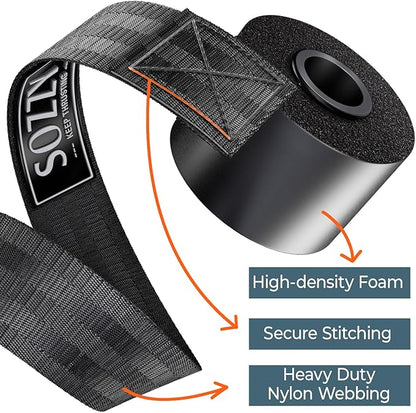 Sozzy Door Anchor for Resistance Bands, Extra Large, Heavy Duty with Solid Nylon Core, Great for Closed Loop Bands, Physical Therapy, Home Workout Equipment