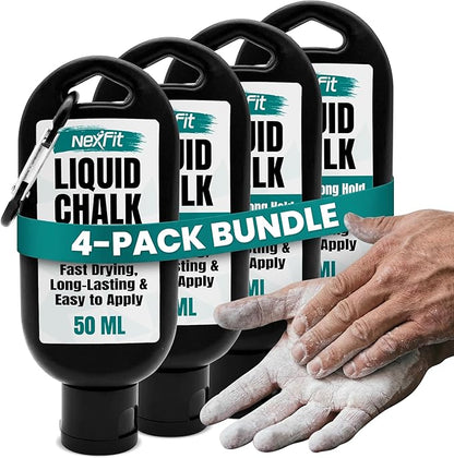 Liquid Chalk for Gym – Gym Chalk Liquid with Stronger Grip, Zero Slip, Dries in Seconds – Mess-Free Weightlifting Chalk for Crossfit, Rock Climbing & Gymnastics – Multiple