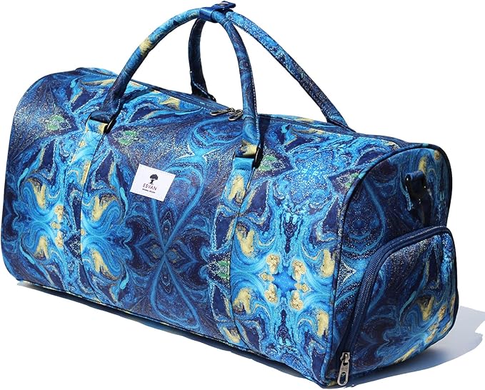 Original Floral Water Resistant Duffel Bag Gym bag Weekender Travel Bag for Gym Beach Travel Daily Bags