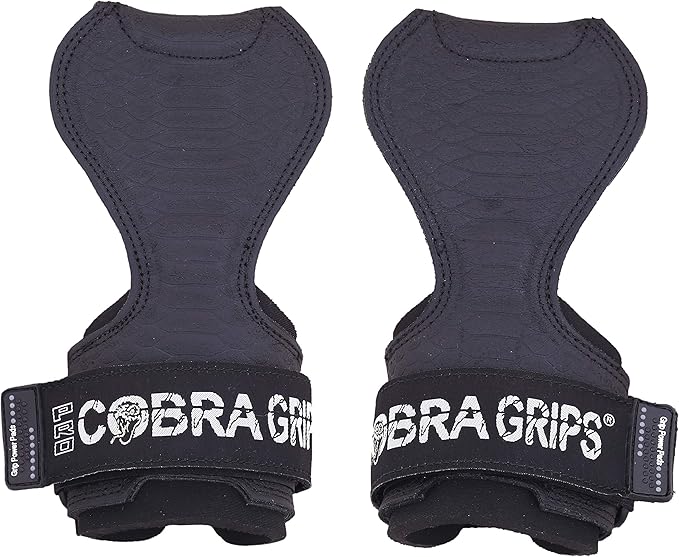 Cobra Grips PRO Weight Lifting Gloves Heavy Duty Straps Alternative with Power Lifting Hooks Padded Wrist Support for Deadlifts & Bodybuilding