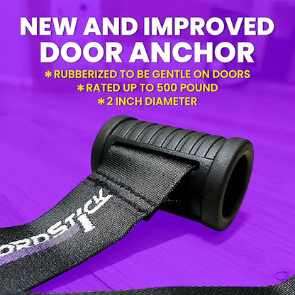 NordStick Nordic Hamstring Curl Strap - Original Nord Stick Exercise Set for Home and Travel - 5 Second Set Up
