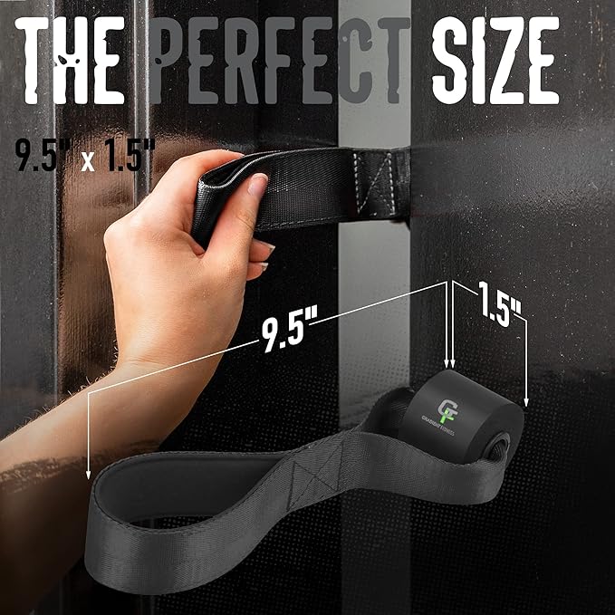 Gradient Fitness Door Anchor for Resistance Bands | Heavy Duty Resistance Band Door Anchors for Stretching Straps, Physical Therapy Exercises & Closed Loop Bands. Door Anchor for Home Gym Workout