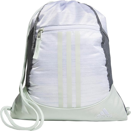 adidas Alliance Sackpack – Drawstring Backpack for Sports, Small Gym Bag