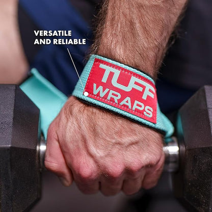 Tuff Lifting Straps - Wrist Straps for Weightlifting, Deadlifts, Powerlifting, and Strength Training - Ideal for Men and Women