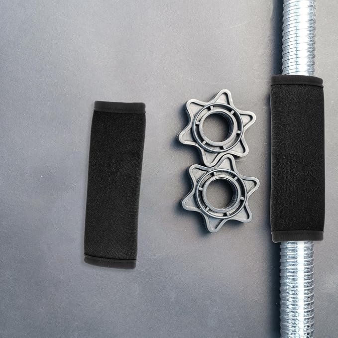 SUPVOX Barbell Grips, 2pcs Dumbbell Handles Bar Grips Detachable Horizontal Bars Cover Power Lifting Strength Training