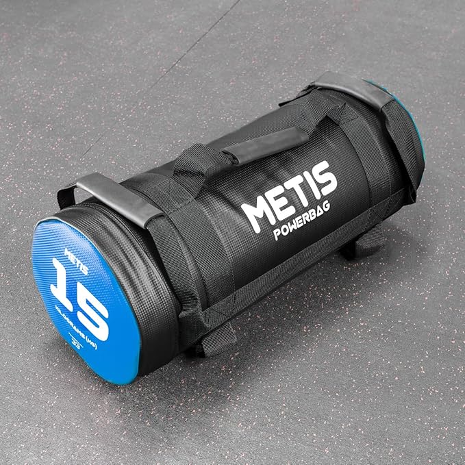 METIS Power Bags – 11lbs to 66lbs | Strength Training Fitness Equipment – Home Exercise and Gym Fitness | Prefilled Powerbag Weights for Powerlifting, Crossfit & MMA