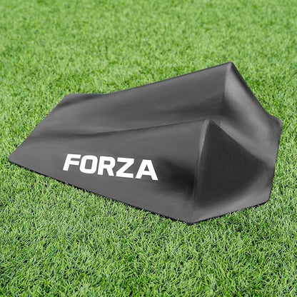 FORZA Goalkeeper Training Deflection Ramp | Durable Rubber Ball Deflector for Soccer- Ideal for GK Reactions, Reflex Training, and Shot Stopping Practice - Two Styles for Varied Training