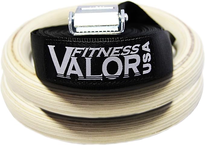Valor Fitness Wood and Plastic Gymnastics Exercise Rings with Adjustable Straps – Promotes Muscular Physique and Improves Performance in Cross Training and Strength Training