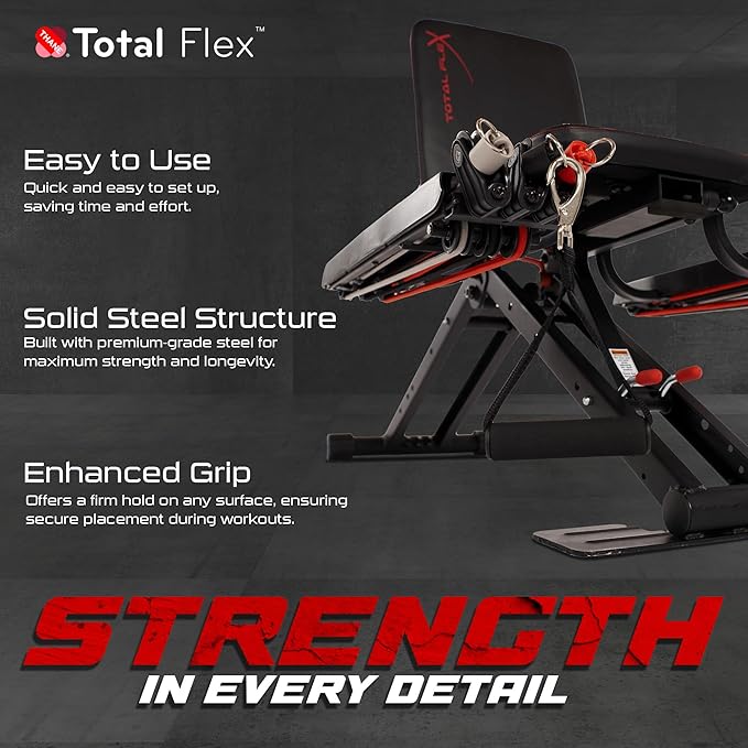 Total Flex Compact Design, Home Gym, Versitiale Exercises, Workout Equipment, Fitness Equipment