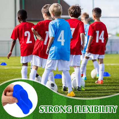 Hanaive 100 Pieces Mini Soccer Cones for Sport Drills 5 Inch Agility Disc Cones with Accessories for Kids Football Training