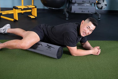 Prism Fitness 2 Foot Long Smart Recovery Self-Guided Muscle Recovery Roller for Flexibility and Warmups