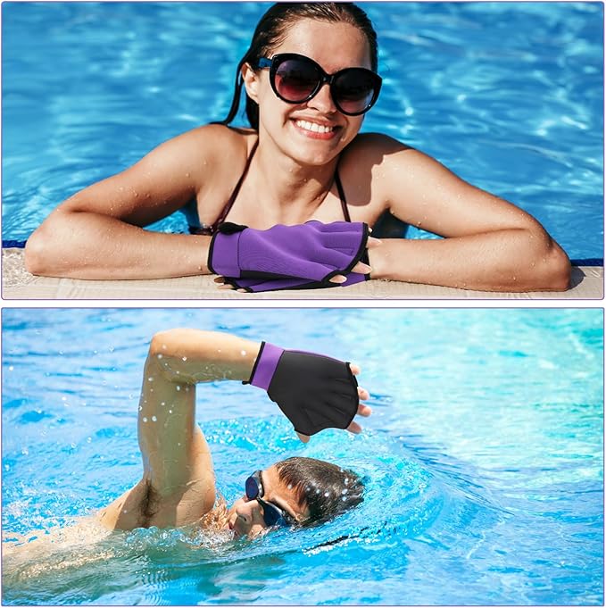 Carperipher Water Aerobics Set for Aquatic Exercise, Pool Fitness Equipment Foam Water Dumbbell Set, New Upgrade Aquatic Dumbbells and Foam Swim Aquatic Cuffs, Water Workout Fitness Tool