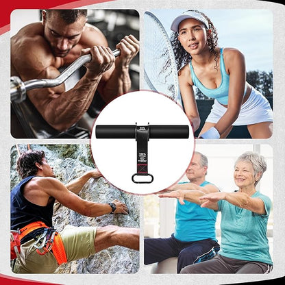 FitBeast Forearm Strengthener & Wrist Roller - Forearm Strength Trainer with Thickened Anti-Slip Grip Handles&Adjustable Strap, Perfect for Forearm Exercising, Boosting Grip Strength, Muscle Building