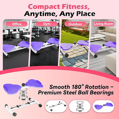 EPHESPORT Waist Twisting Machine, Ab Twister for Home Workout, Twister Board for Exercise, Full Body Slimming & Core Training, Twist Machine for Weight Loss, Compact Home Exercise Equipment