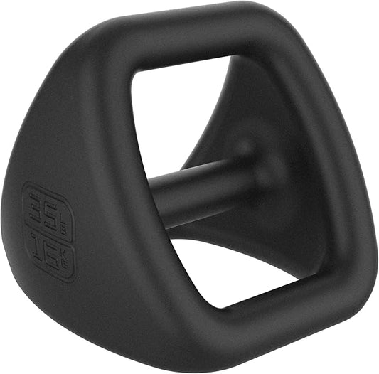 TRX YBell Pro Series 3-in-1 Dumbbell, Kettlebell and Push Up Stand Workout Equipment | Commercial Grade Powder Coated Surface | Perfect for Strength Training & Conditioning Workouts