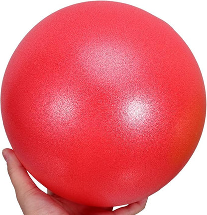 Cabilock 2pcs Small Exercise Balls 25cm Anti-Burst Soft Workout Stability Balls for Core Strength Pilates Balance Training Home Gym Fitness