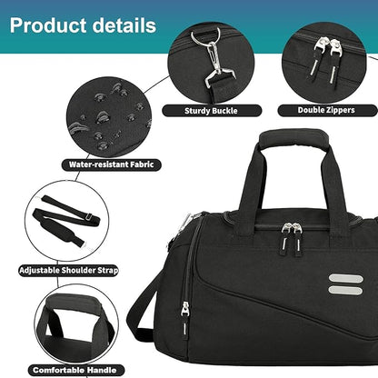 Urbanstand Gym Bag for Men & Women - 30L Duffel Bag with Shoe Compartment, Weekender Water Resistant Duffle Bag for Travel, Sports, Fitness & Workouts, Medium