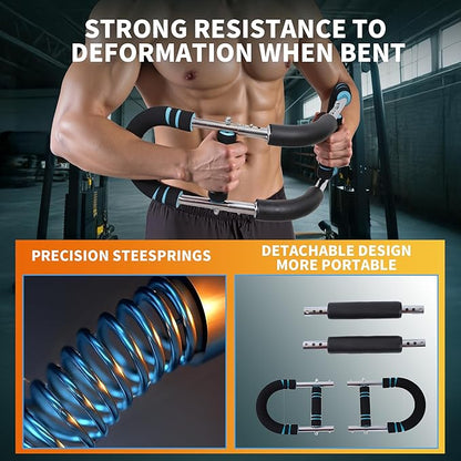 Arm Trainer – Multi-Functional Chest Workout Equipment for Men, Portable Twister Arm Trainer & Ab Machine, Full Body Fitness Equipment, Home Chest Press Machine