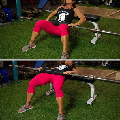 Serious Steel Fitness Hip Thrust Pad | Barbell Squat Pad | High Density Foam Pad