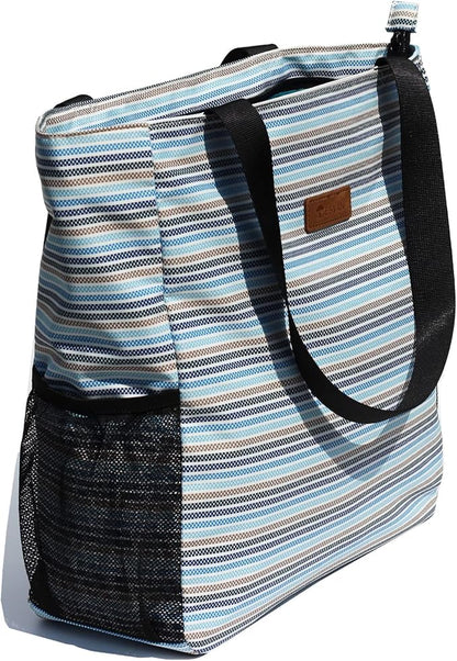 Original Floral Water Resistant Large Tote Bag Shoulder Bag for Gym Beach Travel Daily Bags Upgraded