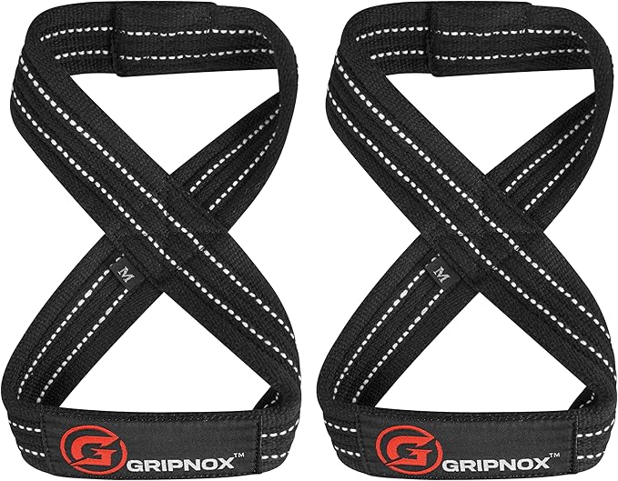 – Weight Lifting Straps Figure 8, Anti Slip Padded Wrist Support for Gym Workout Deadlift, Weightlifting, Powerlifting, Hand Bar Grip & Cross Training Strong Weightlifting Wrist Straps.