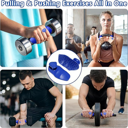 Silicone Gym Grips for Weight Lifting,Workout Gloves for Women Men Alternative,Anti Slip Gym Workout Grip,Rubber Gym Hand Grips-Weightlifting Grips Pad for Barbell,Pull Up,Ryptfit,Training