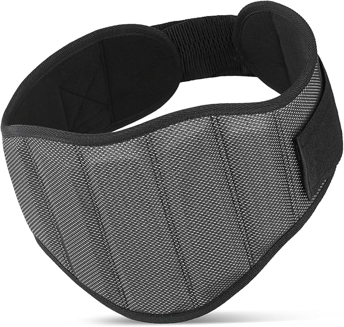 Weight Lifting Belt for Men Women, 8" Back and Lumbar Support Gym Belt for Bodybuilding, Fitness, Powerlifting, Cross Training