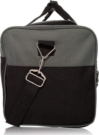 DALIX 21" Blank Sports Duffle Bag Gym Bag Travel Duffel with Adjustable Strap in Gray