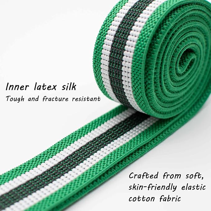 Resistance Bands for Working Out, Fabric Exercise Bands Set of 3, Long Elastic Bands for Exercise with Workout Guide and Carry Bag, Fitness Bands for Strength Training, Yoga, Pilates, Home Workout