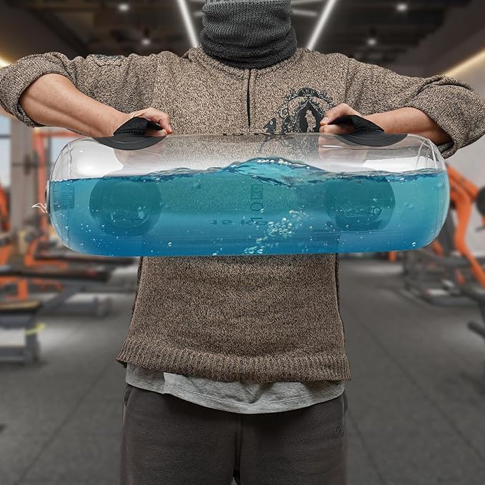 Water Weights Aqua Bag, Workout Sandbag Alternative Strength Training Sand Bag Portable Stability Fitness Equipment – Ultimate Core and Balance Training for Home Gym