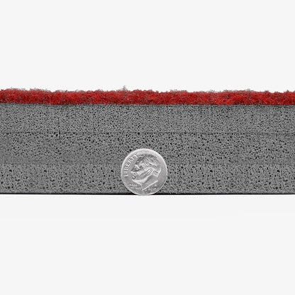 FlooringInc's Rollout Carpet Top Cheer Mat, Perfect as a Gymnastics Mat, Tumbling Mat or Portable Cheerleading Gym Mats for Home Workouts and Practice
