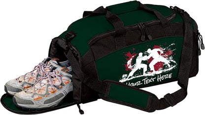 Personalized Martial Arts Duffel Bag – Custom Name Gym Bag for Karate, Taekwondo, Jiu Jitsu & MMA – Youth & Adult Training Gear Bag