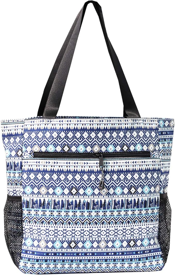 Original Floral Water Resistant Large Tote Bag Shoulder Bag for Gym Beach Travel Daily Bags Upgraded