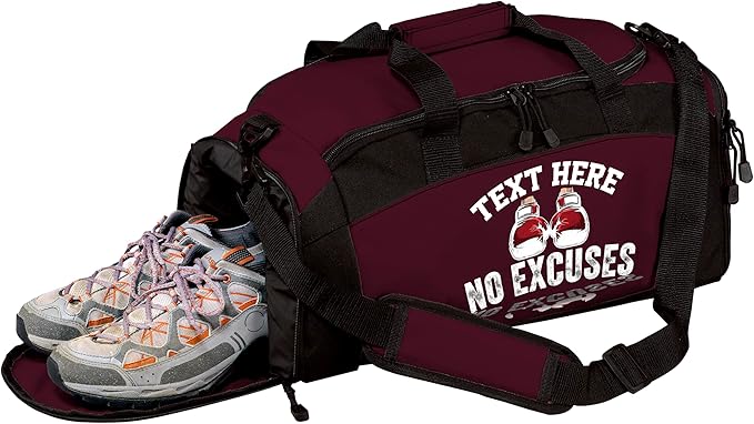 Personalized Boxing Bag, Martial Arts Sparring Gear for Kids, Boxing Gym Duffle Bag, Martial Arts Duffel Bag for Training and Travel