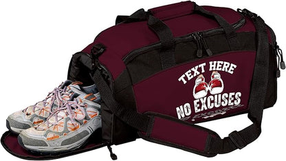 Personalized Boxing Bag, Martial Arts Sparring Gear for Kids, Boxing Gym Duffle Bag, Martial Arts Duffel Bag for Training and Travel