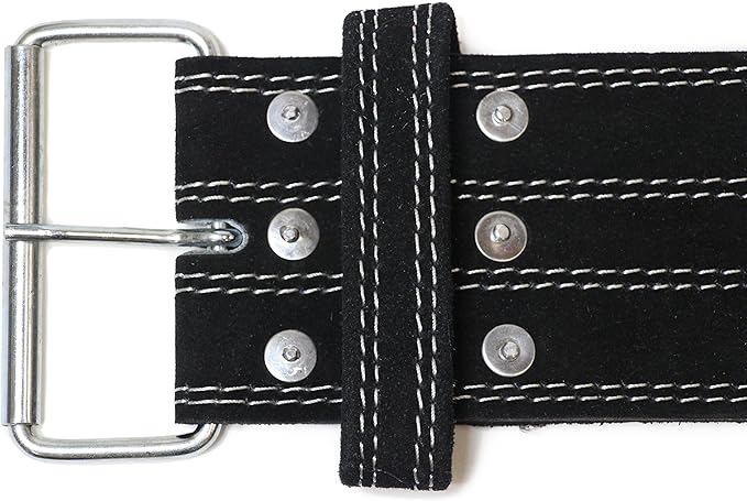 SERIOUS STEEL FITNESS Leather Weight Lifting Belt | Powerlifting, Weightlifting & Exercise Belt | 4" Wide & 10mm Thick