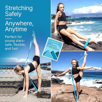 Premium Stretch Bands for Dancers – Improve Stretching & Flexibility with Ballet Stretching Band, Perfect Dance Equipment for Splits & Strength – Ideal Gifts for Dancers & Ballet Training