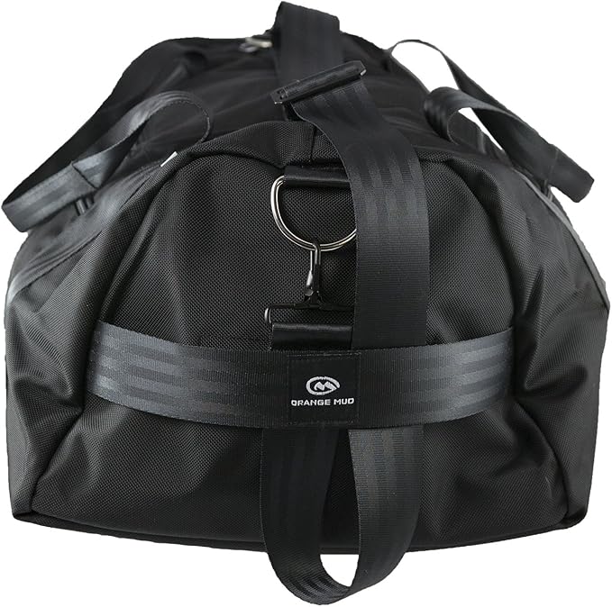 Modular Gear and Gym Bag for Cyclist, Runners, Yoga, and General Outdoors. (Black on Black)