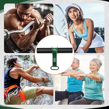 FitBeast Forearm Strengthener & Wrist Roller - Forearm Strength Trainer with Thickened Anti-Slip Grip Handles&Adjustable Strap, Perfect for Forearm Exercising, Boosting Grip Strength, Muscle Building