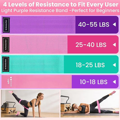 Pilates Ring Kit for Women and Men - 15 inch Magic Circle Exercise Ring and Ball Set for Home Workout Equipment - Dual Padded Handles Ring and Resistance Bands Set for All Fitness Lovers