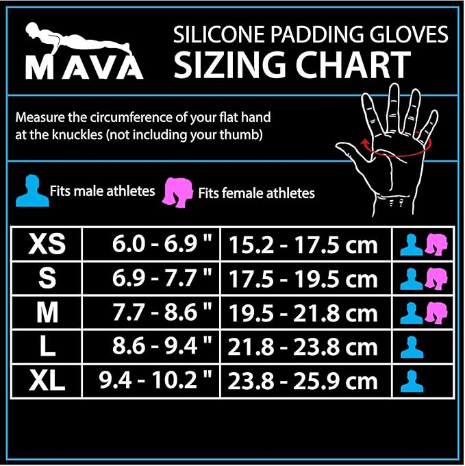 Mava Sports Cross Training Gloves with Wrist Support for WODs,Gym Workout,Weightlifting & Fitness-Silicone Padding, No Calluses-Suits Men & Women-Weight Lifting Gloves for a Strong Grip