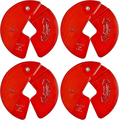 Micro Gainz Dumbbell Fractional 1.25lb Weight Plate, Ideal for Micro Loading, (Choose Color) 4 Piece Fractional Weight Plates, Designed for Dumbbell Training, Made In USA