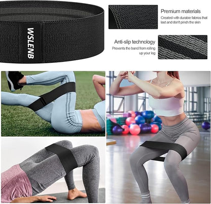 Barbell Pad Set for Squats Hip Thrusts, Barbell Weight Set Neck and Shoulder Protective Cushion Pad with 2 Gym Ankle Straps Booty Resistance Bands for Standard Bars Cable Machine