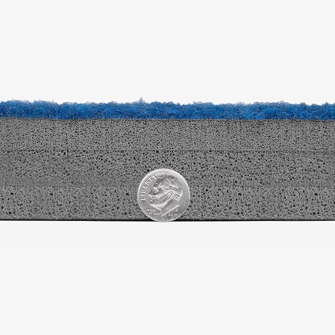 FlooringInc's Rollout Carpet Top Cheer Mat, Perfect as a Gymnastics Mat, Tumbling Mat or Portable Cheerleading Gym Mats for Home Workouts and Practice